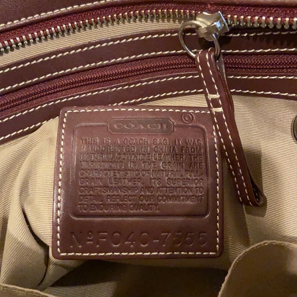 Brown Leather Coach Bag - Picture 10 of 10